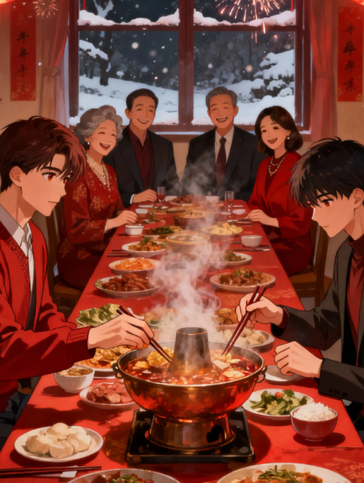 SAU KHI CHIA TAY VỚI ANH TRAI, VẪN PHẢI CÙNG NHAU ĂN BỮA CƠM GIAO THỪA